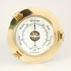 Brass Porthole Barometer, 